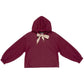 Felpa Girl con cappuccio Lurex