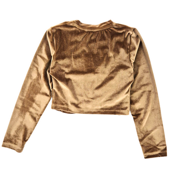 T-shirt Gir in velluto raso