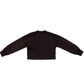 Felpa corta Girl girocollo  con strass