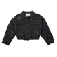 Giubbino Girl Bomber con fiori