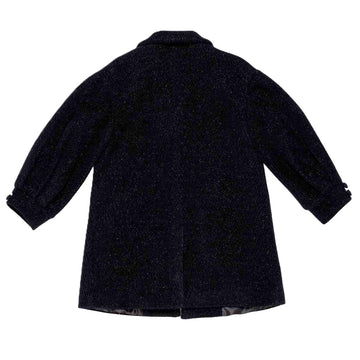 Cappotto Girl in lurex con polso