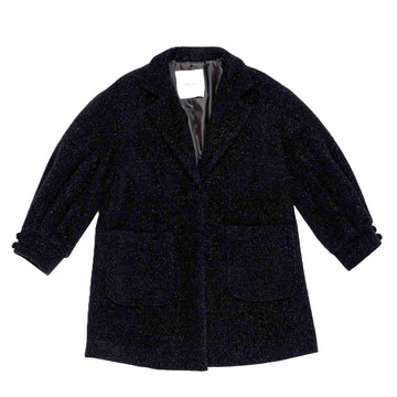 Cappotto Girl in lurex con polso