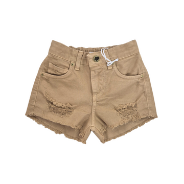 Shorts Girl cinque tasche con strappo