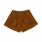 Shortsi Girl scamosciato con trafori