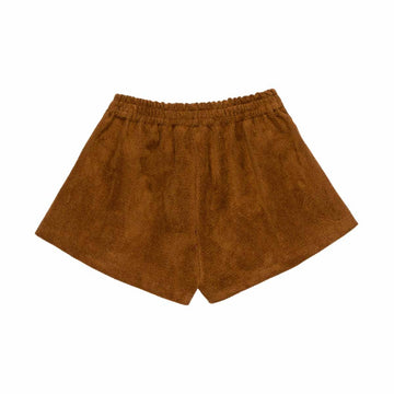 Shortsi Girl scamosciato con trafori