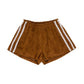 Shortsi Girl scamosciato con trafori