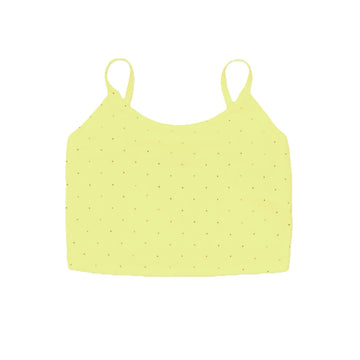 Top girl con strass