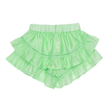 Shorts Girl con balza e merletto