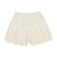 Shorts Girl in georgette ricamato