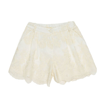 Shorts Girl in georgette ricamato