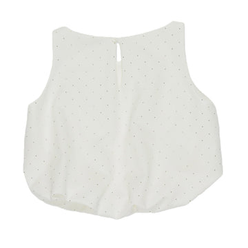 Blusa palloncino Girl con strass