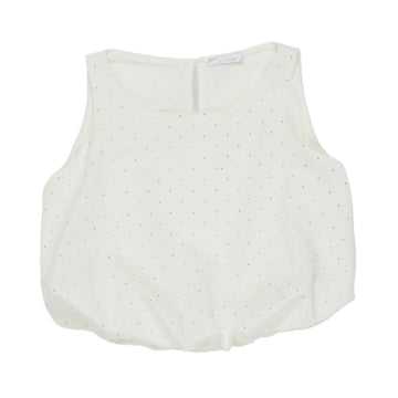 Blusa palloncino Girl con strass