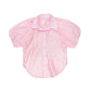 Camicia Girl con top e strass