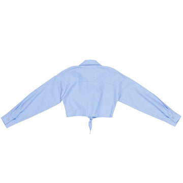 Camicia Girl corta con strass