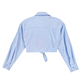 Camicia Girl corta con strass