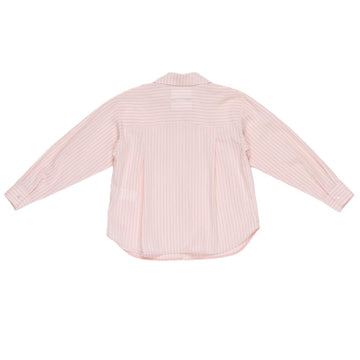 Camicia Girl a righe con tasche