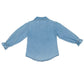 Camicia Girl jeans leggero con rouches
