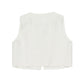Gilet Girl con bottoni fantasia