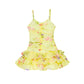 Abito Girl Drap e balze
