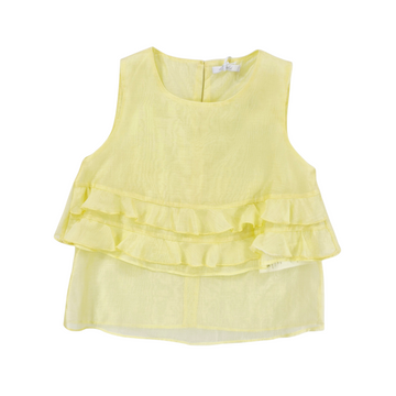 Top Girl in organza con balze