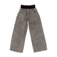Jeans Baggy Bambina con vita a bustino