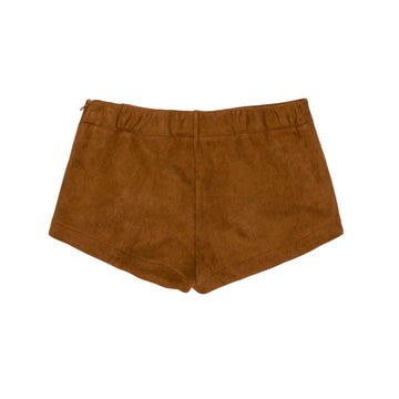 Shorts Bambina in velluto raso