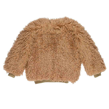 Cardigan giubbino Bambina in eco pelliccia