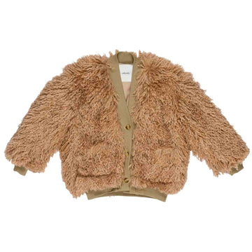 Cardigan giubbino Bambina in eco pelliccia