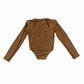 Body lurex Bambina manica lunga