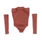 Body Bambina + manicotti lurex