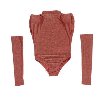 Body Bambina + manicotti lurex