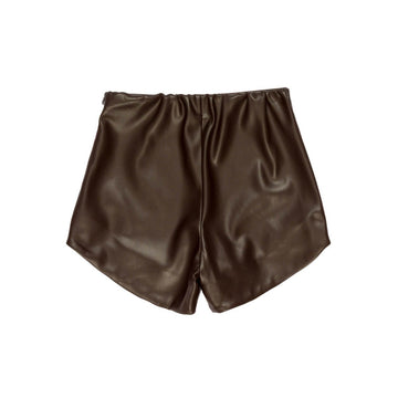 Shorts Bambina in ecopelle