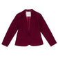 Giacca Bambina monopetto Bordeaux