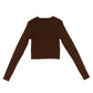 Pullover Cropped Bambina a coste
