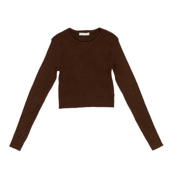Pullover Cropped Bambina a coste