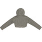 Felpa Bambina Cropped con cappuccio