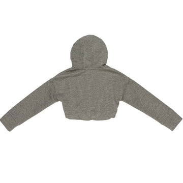 Felpa Bambina Cropped con cappuccio