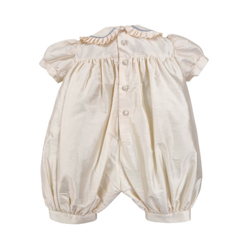 Pagliaccetto Battesimale in seta shantung