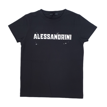 T-shirt bimbo in cotone stampa stars Daniele Alessandrini