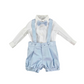Completo camicia + salopette +papillon