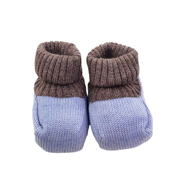 Scarpina neonato in lana extrafine 100%