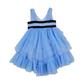 Abito Bimba cerimonia in tulle con balze