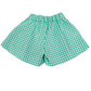 Shorts misto cotone stampa "vichy"