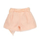 Shorts Bambina in organza con fiocco