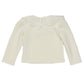 T-shirt in neoprene e fiocco organza