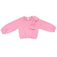 Felpa bambina neoprene con fiocco