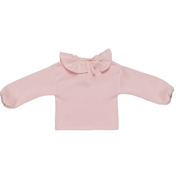 Felpa bimba in neoprene con rouches