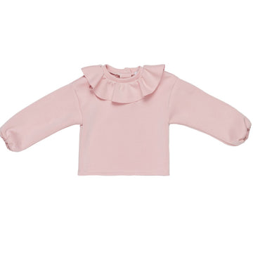 Felpa bimba in neoprene con rouches