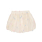Shorts Bimba in organza con ricamo rose