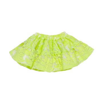 Gonna Bimba in organza ricamata